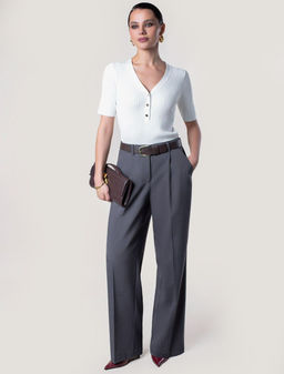 Брюки-палаццо из поливискозы VILATTE