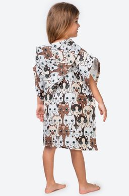 Халат-пончо детский вафельный Happy Fox Home  фото 23