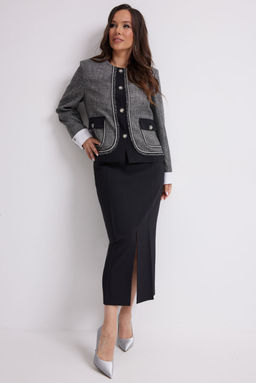 Костюм Magia mody 2637 серый+черный