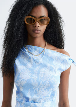 Vestido midi asim?trico con estampado paisley - H&m фото 3
