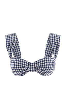 Koyu Lacivert Balconette Kapl? Bikini Ustu TBESS21BU0161