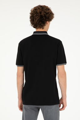 Мужская черная базовая футболка - U.s. polo assn фото 12