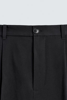 PLEATED TEXTURED TROUSERS - Zara фото 9