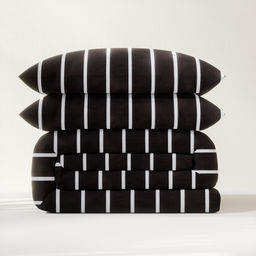 Постельное бельё 2-спальное «Этель» Black stripes, поплин