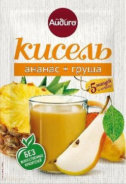 Кисель Груша-Ананас 80г