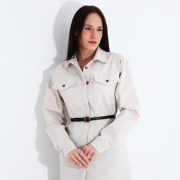 Ремень женский, ширина 1,2 см, пряжка пластик, цвет чёрный - Simaland фото 3