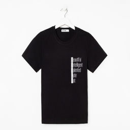 Футболка женская KAFTAN Beautiful, чёрный, размер 40-42