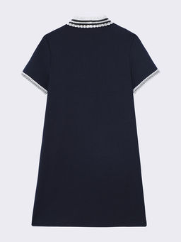 Платье с короткими рукавами