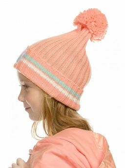 PELICAN, шапка для девочек, Персиковый  фото 2