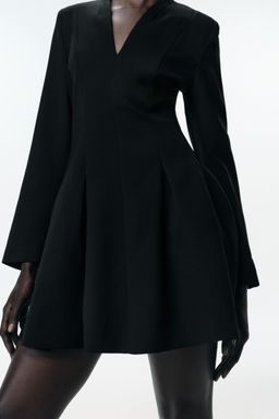 MINI DRESS WITH SHOULDER PADS - Zara фото 2