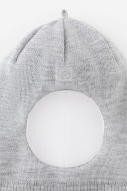 КВ 20311/24ш/св.серый меланж шапка-шлем дет