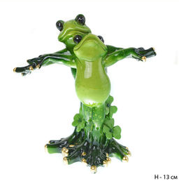 Фигурка Лягушка Влюбленные 13 см / YX5125 /уп 24/ - Галеонтрейд фото 3