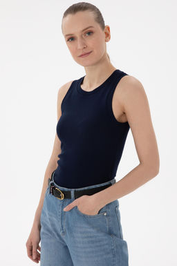 Kad_n Lacivert Basic Ti__rt Sepette S_rpriz _ndirim - U.s. polo assn фото 3