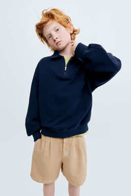 STORIESZ - POLO FELPA CREMALLERA / Azul - Zara фото 2