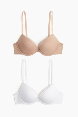 Pack de 2 sujetadores super push-up de microfibra - H&m фото 5