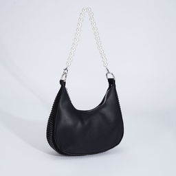 Сумка-багет на молнии, цвет чёрный - Simaland фото 2