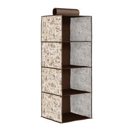 Кофр подвесной для хранения, 4 секции, 30*30*84 см Valiant  фото 59