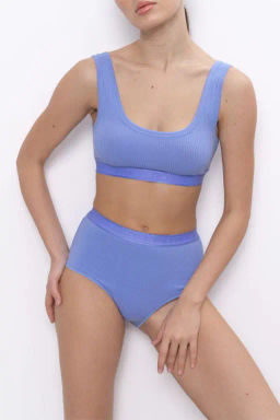 ALMANDO MELADO Трусы женские База "MAXI SLIP" Цвет:голубой