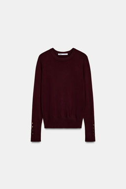 BASIC PLAIN KNIT SWEATER - Zara фото 31
