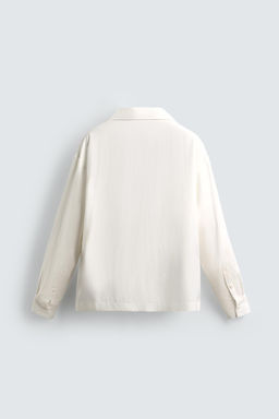 RELAXED FIT FLOWING SHIRT - Zara фото 8