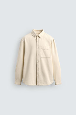 CONTRAST STITCHING OVERSHIRT - Zara фото 6