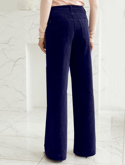 Брюки из эластичного микро-вельвета