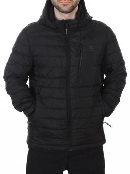 88045 BLACK Куртка мужская демисезонная (100 гр. холлофайбер)