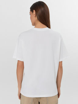 Футболка женская белая с надписью Игристая - Mark formelle фото 2