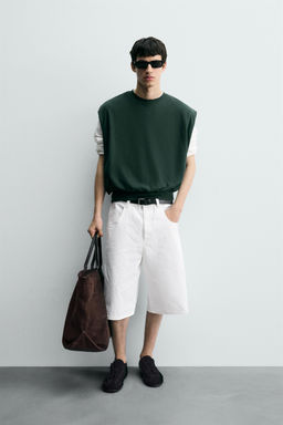PIQU_ TEXTURED INTERLOCK GILET