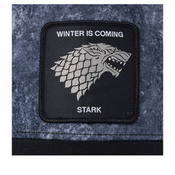 Бейсболка CAPSLAB арт. CL/GOT/1/CT/STA Game of Throne Stark (серый / черный)