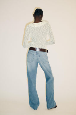 STUDDED LACE TOP - Zara фото 5