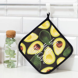 Прихватка Avocado 19х19 саржа,100% х/л,ватин 250г/м2