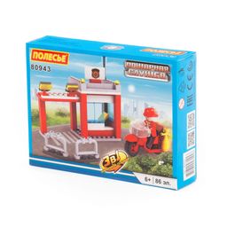 Конструктор Классик Пожарная служба-1.8 (86 элементов) (в коробке)