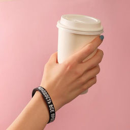 Силиконовый браслет Молодость всё простит стандарт, цвет чёрный, 20 см - Simaland фото 3