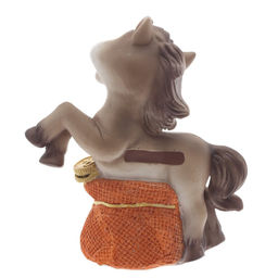 Копилка "Лошадка", L12 W6 H13 см, 4в.