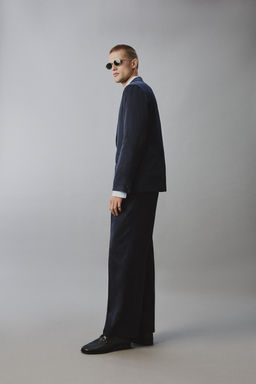 BLAZER CRUZADA TRAJE LINO - ALGOD?N / ?ndigo