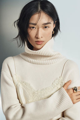 WOOL HIGH NECK JUMPER - Zara фото 2