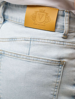 D54.085 Джинсы женские голубой