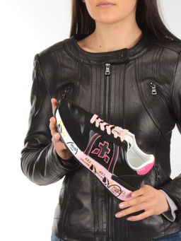 05-6026-67 BLACK Кроссовки женские (искусственные материалы) - No name фото 2