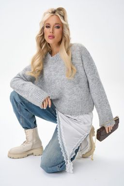 Топ Эли (серый) - Эльза фото 19