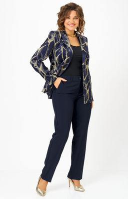 Костюм БелЭльСтиль 412/596 синий+золото