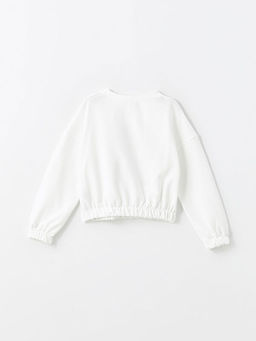 Bisiklet Yaka K?z ?ocuk Sweatshirt - Waikiki фото 3