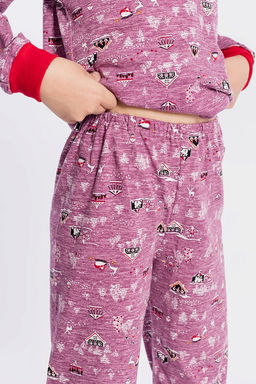 Пижама с брюками 21421Дрл Набивка - Елена фото 7