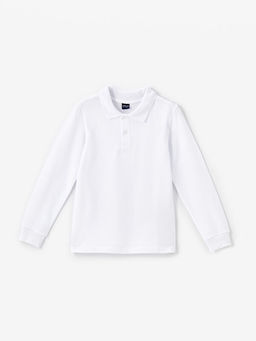 Polo Yaka Basic Uzun Kollu Erkek ?ocuk Ti??rt