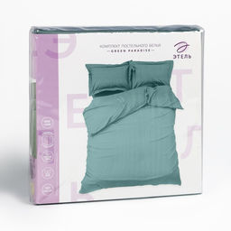 Постельное бельё Этель 1,5 сп Green paradise 143х215, 150х215, 50х70+3-2 шт, мако-сатин, 114г/м2  фото 7