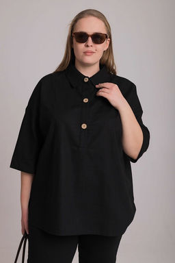 Рубашка М325046а черный