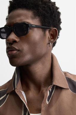 LEAF PRINT SHIRT - Zara фото 6