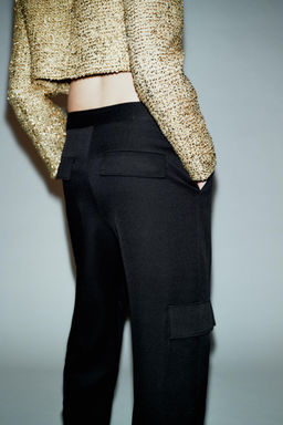 CARROT TROUSERS WITH CARGO POCKETS - Zara фото 5