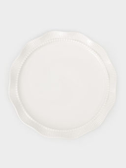 Тарелка Breeze, d=26 см, фарфор, белая