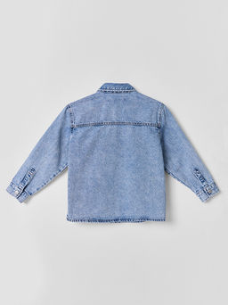 Куртка джинсовая для девочек оверсайз - Mark formelle фото 7